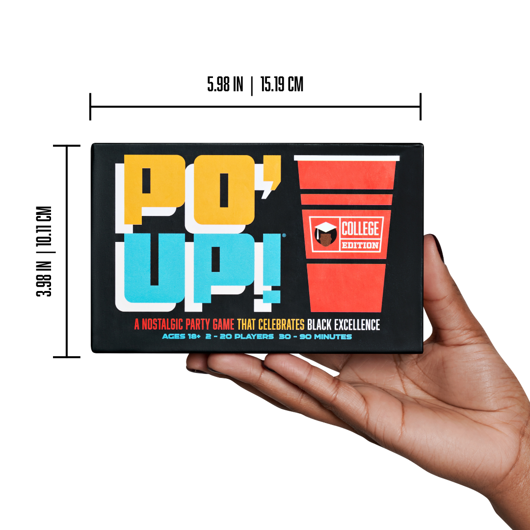 PO' UP! Card Game: College Edition