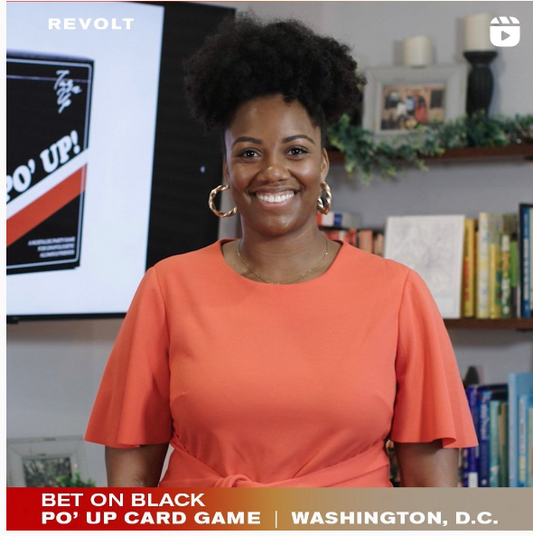Lizz Rene, Founder of PO' UP! Card Game, on Revolt TV's Bet on Black