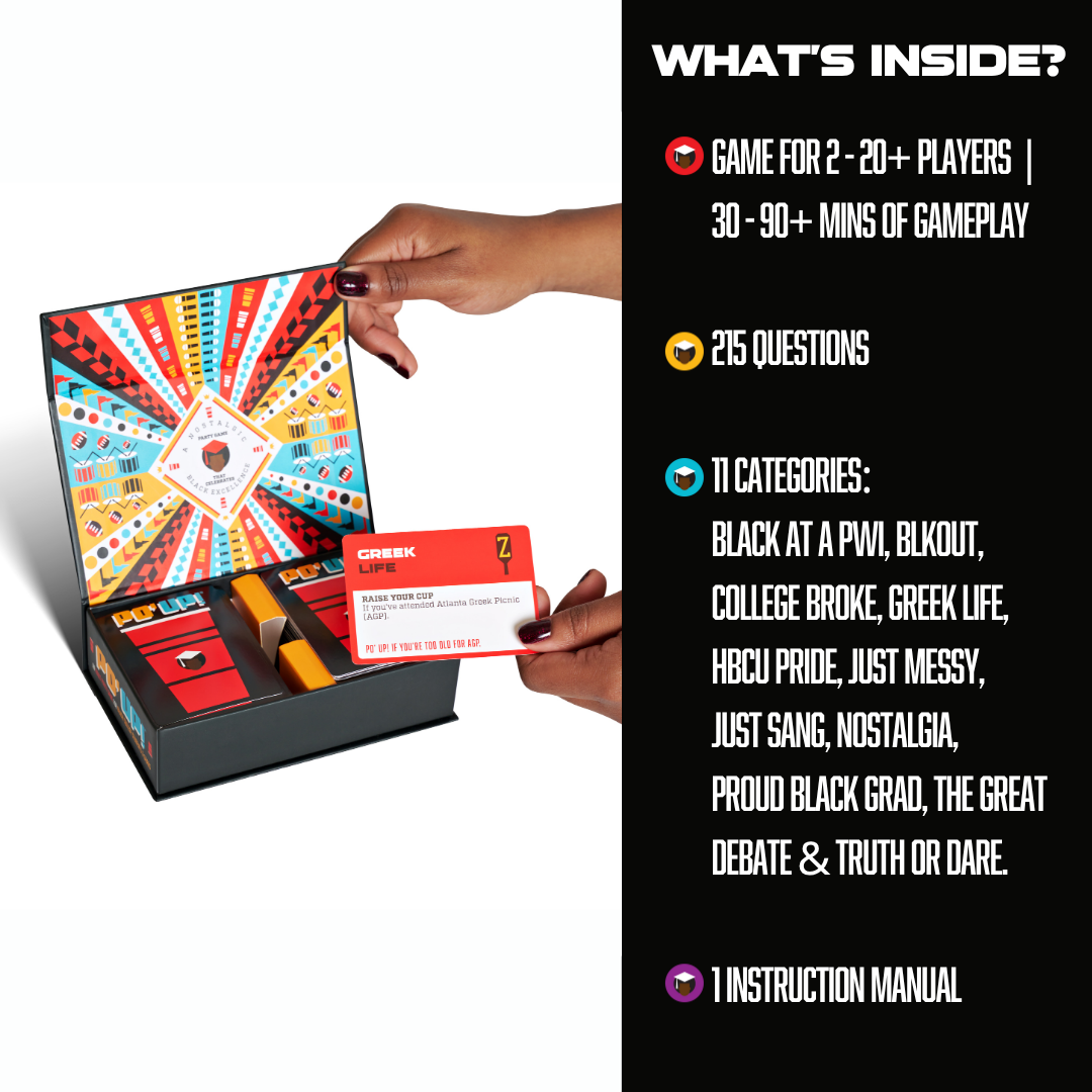 PO' UP! Card Game: College Edition