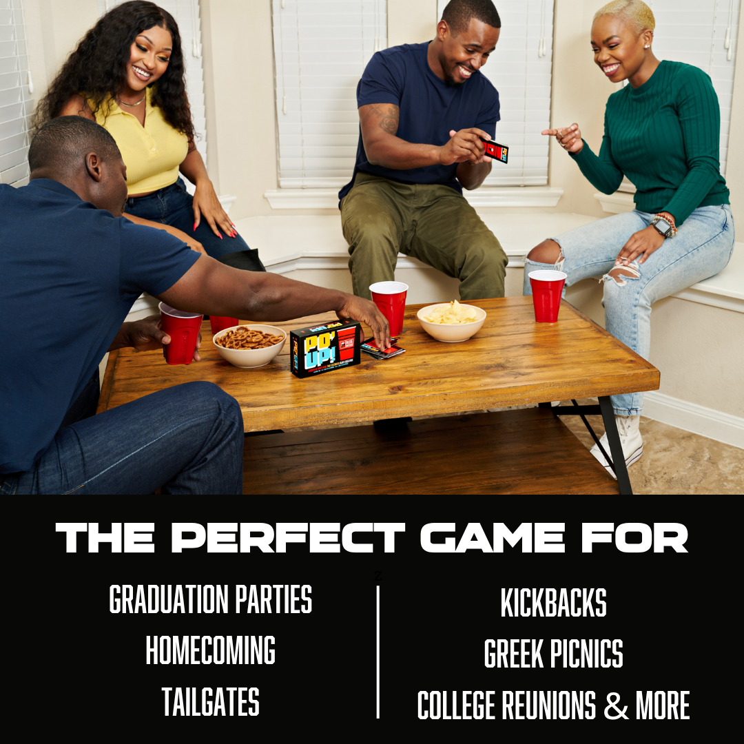 PO' UP! Card Game: College Edition