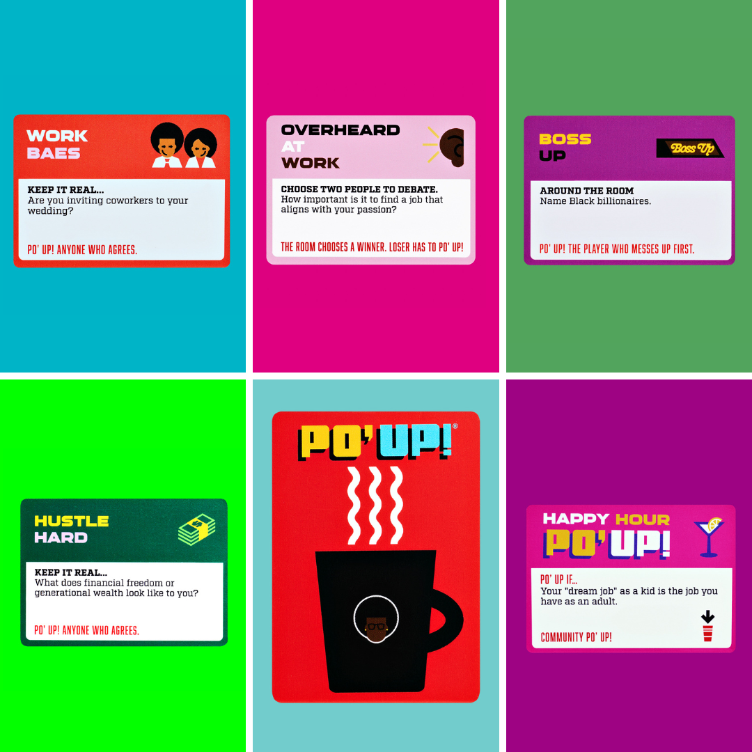 PO' UP! Card Game: Black in the Workplace Edition