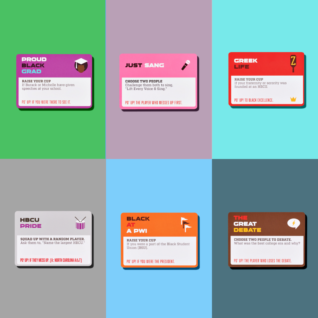 PO' UP! Card Game: College Edition